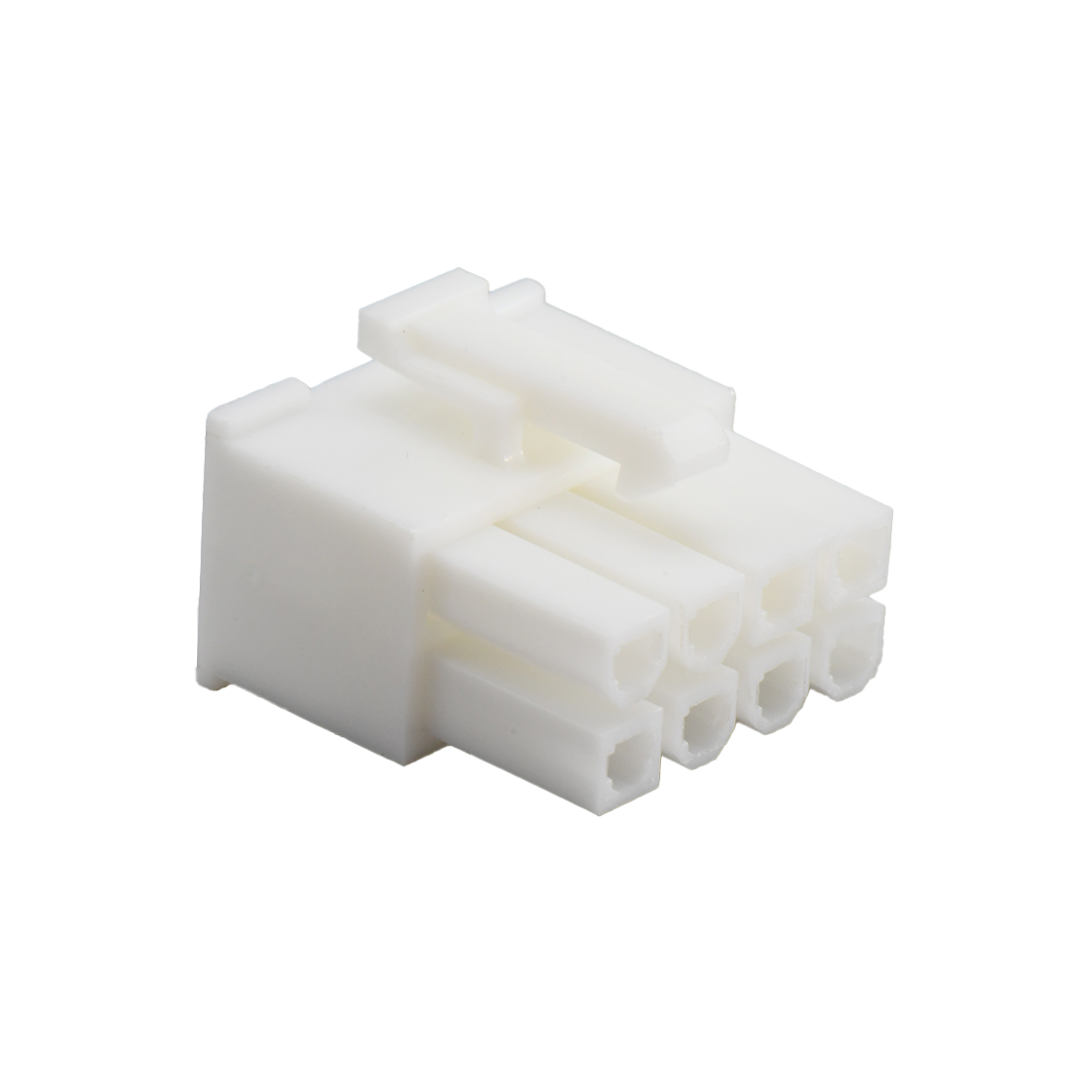 Pitch 4.2mm Male 双排 Housing 七八连PIN连PIN 特殊款 2X4Pin 黑色